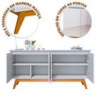 Buffet Aparador 4 Portas Branco Acetinado Classic 1.8 Imcal