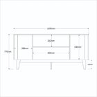 Buffet Aparador 4 Portas California Lukaliam Móveis Off White