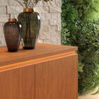 Buffet Aparador 4 Portas Com Gaveta Lux Com Led Naturalle