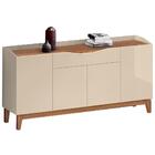 Buffet Aparador 4 Portas E Gaveta Para Sala 050450 Dcasa