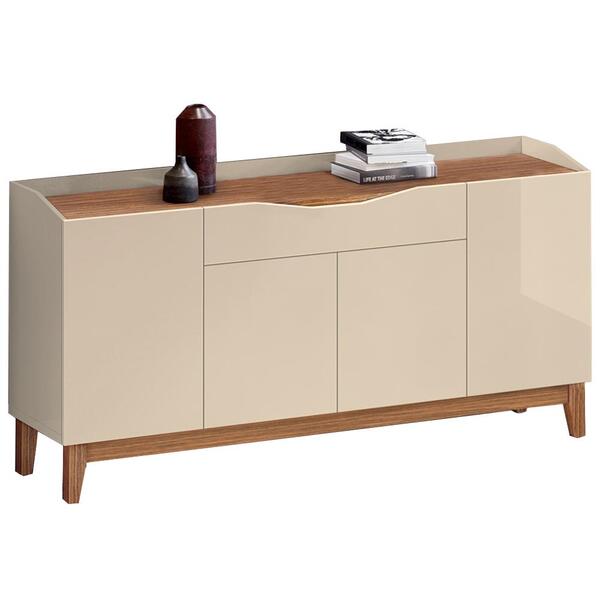 Buffet Aparador 4 Portas E Gaveta Para Sala 050450 Dcasa