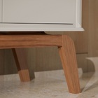 Buffet Aparador 4 Portas Paris Off White/nature - Tebarrot Mó