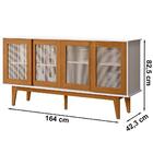 Buffet Aparador 4 Portas Sala De Jantar 12x Tebar
