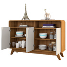 Buffet Aparador 4 Portas Vicenzo Mdp Nature/preto G21 - Gran