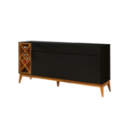 Buffet Aparador Adega Passion Off White 3 Portas 3 Gavetas Of