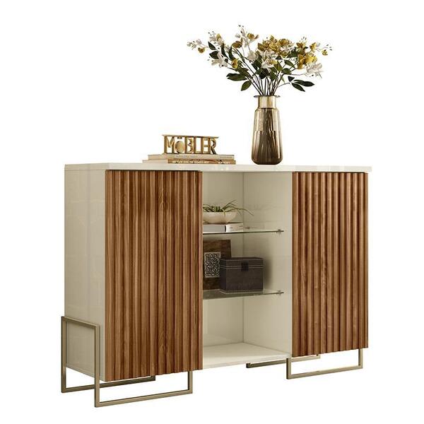 Buffet Aparador Arcade Metal 1.3 2 Portas - Pr Móveis