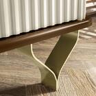 Buffet Aparador Arcade Ripado 1.7 5 Portas - Pr Móveis