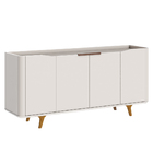 Buffet Aparador Balcão 180cm Sala De Jantar Claire Off White