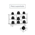 Buffet Aparador Balcão 2 Portas Curvo 1 Gaveta Monza Calacata