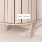 Buffet Aparador Balcão 2 Portas Curvo 1 Gaveta Monza Calacata