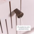 Buffet Aparador Balcão 2 Portas Curvo 1 Gaveta Monza Cinamomo