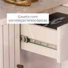 Buffet Aparador Balcão 2 Portas Curvo 1 Gaveta Monza Cinamomo