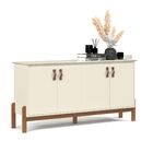 Buffet Aparador Balcão Cozinha Sala de Jantar com Puxador em