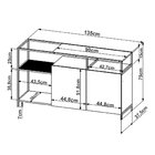 Buffet Aparador Bar Industrial Retrô 2 Portas 2 Nichos Madeir