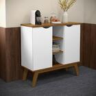 Buffet Aparador Branco Acetinado Cumaru Prism Patrimar