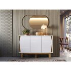 Buffet Aparador California Móveis 3 Portas 122,5cm Lukaliam B