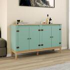 Buffet Aparador Colonial Com 4 Portas 149x41x90cm Mdp Mel Ol