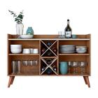 Buffet Aparador Com 2 Portas E Porta Garrafas Natura Off Whit