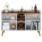 Buffet Aparador Com Adega 2 Portas Max Branco