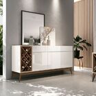 Buffet Aparador Com Adega Passion Off White Com Naturale - Ed