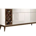 Buffet Aparador Com Adega Passion Off White Com Naturale - Ed