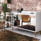 Buffet Aparador Com Adega Retrô Wine Com Espelho Branco - Mov