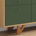 Buffet Aparador Cristal Com 2 Portas E 2 Gavetas - Pr Móveis