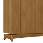 Buffet Aparador Cristaleira E Espelho Com Led Zuni Ypê N02  -