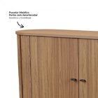 Buffet Aparador Curvo Com Canto Arredondado 100% Mdf 130cm 2