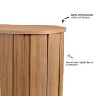Buffet Aparador Curvo Com Canto Arredondado 180cm 4 Portas 10
