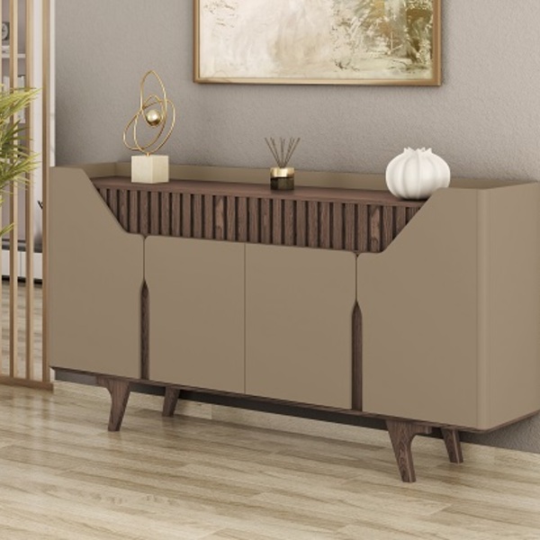 Buffet Aparador Danúbio Fendi/carvalho - Bechara Móveis