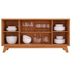 Buffet Aparador De Sala De Jantar 4 Portas Com Tela Isa Cinam