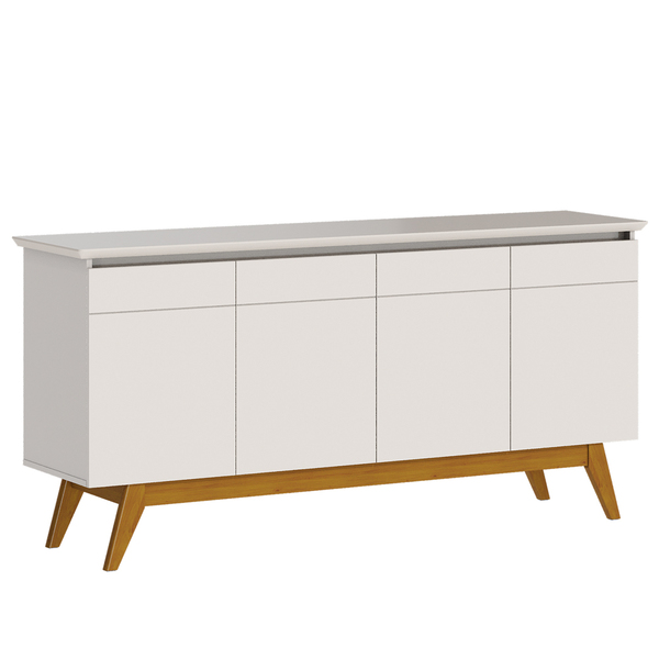 Buffet Aparador Decorativo 4 Portas Sem Espelho Cameron Off W