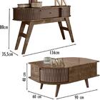Buffet Aparador E Mesa De Centro Para Sala Estimon Mdt