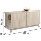 Buffet Aparador E Mesa De Centro Para Sala Estimon Mdt