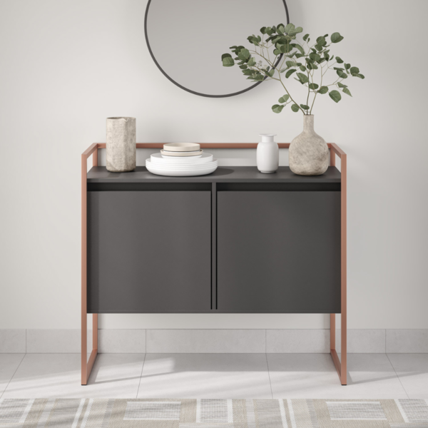 Buffet Aparador Industrial 2 Portas Madri