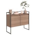 Buffet Aparador Industrial 2 Portas Madri