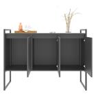 Buffet Aparador Industrial 3 Portas Para Sala De Jantar