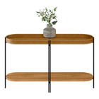 Buffet Aparador Isi Nature Fosco E Couro Caramelo 139x79 Cm L