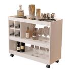 Buffet Aparador Jb 4050 Luxo Suporte Para 4 Garrafas Com Adeg