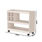 Buffet Aparador Jb 4050 Luxo Suporte Para 4 Garrafas Com Adeg