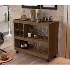 Buffet Aparador Jb 4050 Luxo Suporte Para 4 Garras Com Adega