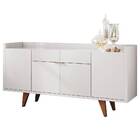 Buffet Aparador Lara 4 Portas 2 Gavetas Branco Tana Decor