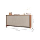 Buffet Aparador Legancy Cedro Off White 3 Portas