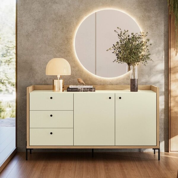 Buffet Aparador Linus 4 Portas Ambiente Principal Sala De Jan