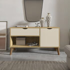 Buffet Aparador London Cinamomo/off White - Rv Móveis