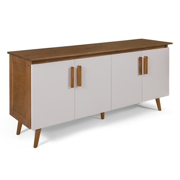 Buffet Aparador Lotus Class Imbuia/Off White – Atraente Móveis