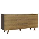 Buffet Aparador Madesa 7014 Com 3 Gavetas E 2 Portas Com Pés