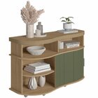 Buffet Aparador Magnum Carvalho / Off White / Menta