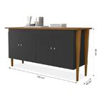 Buffet Aparador Moretta 4 Portas - Móveis Luapa